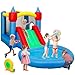 AIYAPLAY Hüpfburg mit Gebläse 4 in 1 Hüpfburg, Rutschen, Trampolin, Basketballkorb, Ballpool, für drinnen und draußen, bis zu 3 Kinder 3-8 Jahre alt