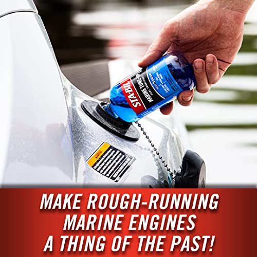 Image of STA-BIL Marine Tune-Up Fuel Treatment, 8 oz | Treats 20 gallons. Cleans fuel systems, removes water, and restores performance.