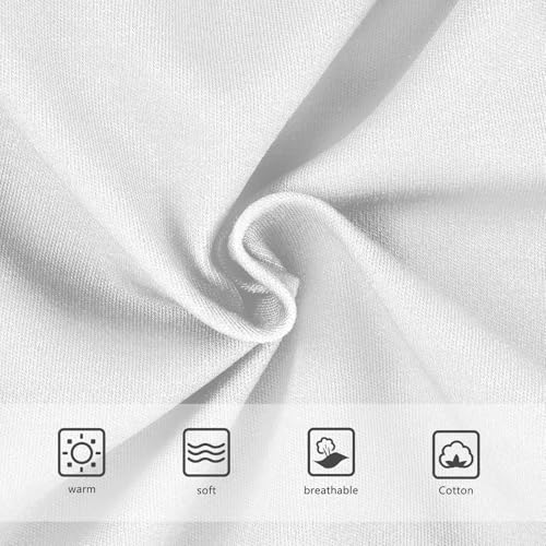 Joisal White Gray Color Little Girl Panties Girls Underwear Toddlers Cotton Durable Briefs Undies Kids 2t3