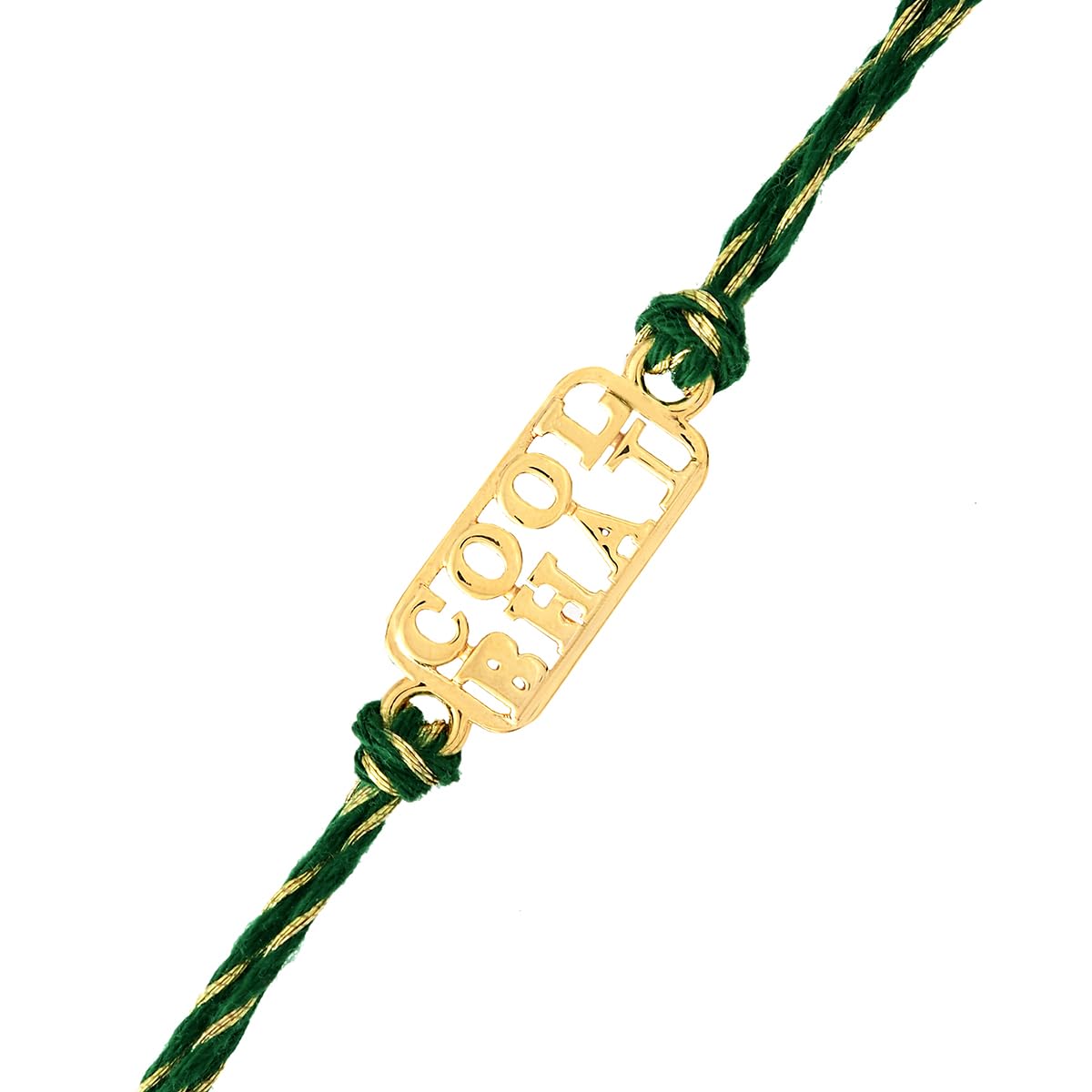 925 Silver Bhai Rakhi with Roli Chawal Pack