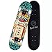 LINGLING-Longboards Skateboard professionelle Board Anfänger Erwachsenen Geburtstagsgeschenk Mädchen Doppel-Warping Kurze Bord Jugend Kinder vierrädrigen Motorroller