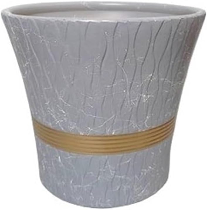 植木鉢 セラミックツリーリビングルームポット大型植木鉢大口径フォーチュンツリーホーム特別ポット 屋内用植木鉢(Gray,中くらい)