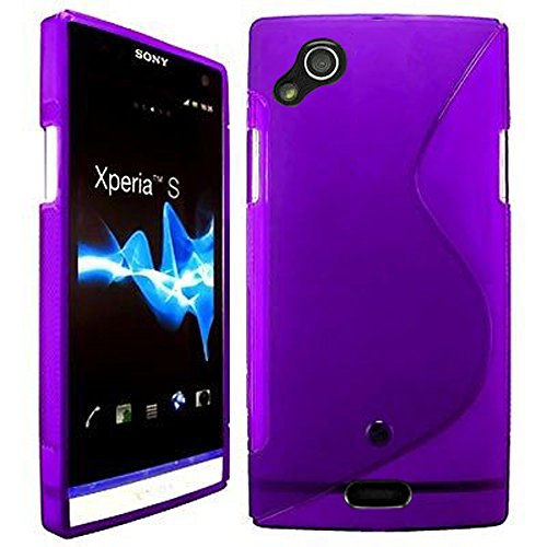 HCN PHONE Sony Ericsson Xperia Arc Étui S-Line TPU Gel Silicone Coque Souple pour Sony Ericsson Xperia Arc - Violet