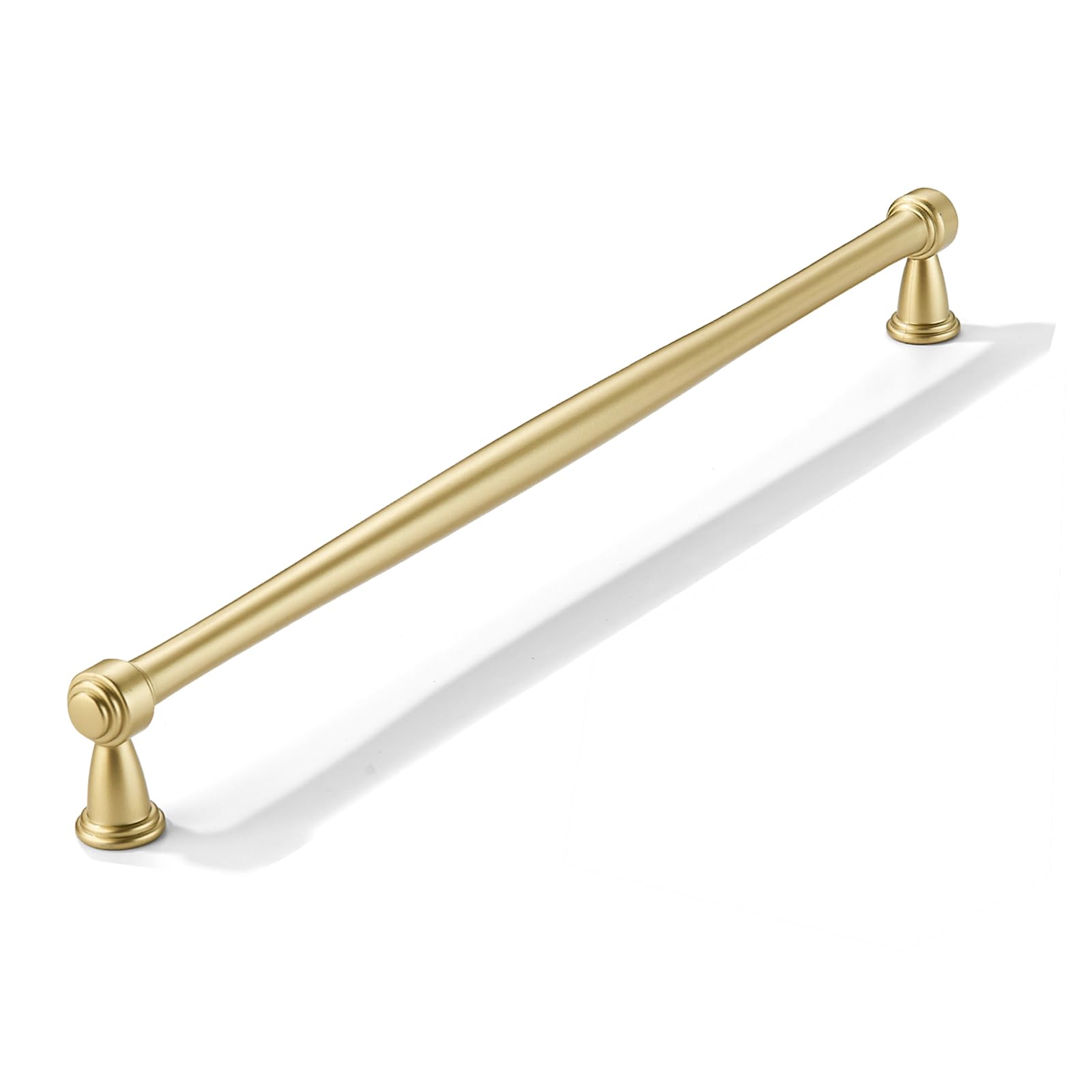 CABDM 5 Pack 12inch(305mm) Center to Center Antique Gold Cabinet Pulls Handles for Cabinets Cupboard Solid Heavy Duty Drawer Handles Dressers Kitchens bedrooms
