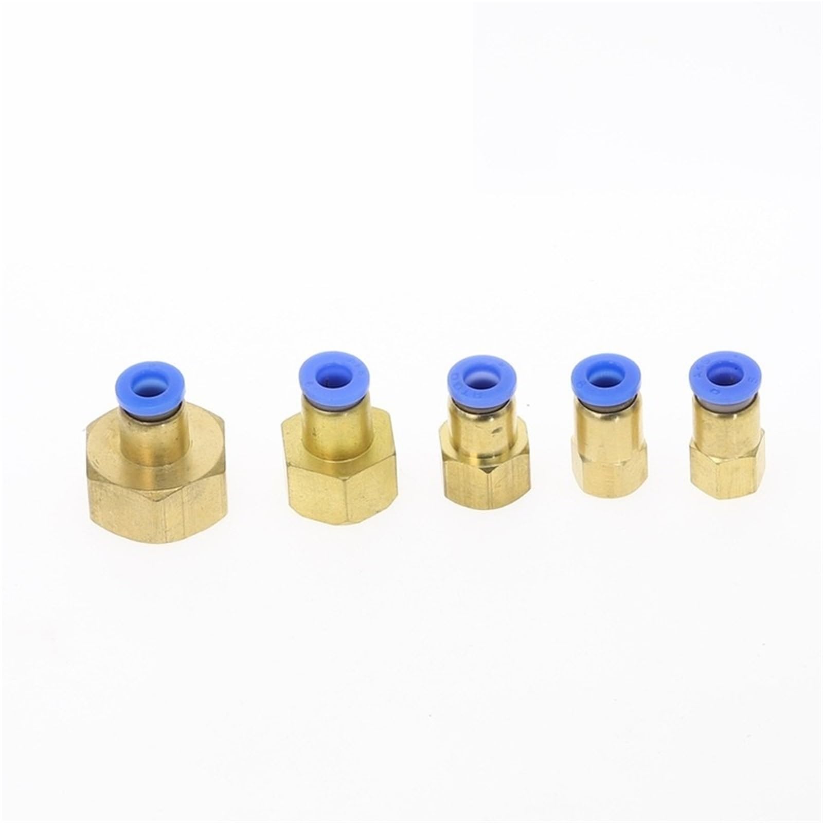 Raccordo per tubo dell'aria da 10 mm, 12 mm, 8 mm, 6 mm, connettore femmina (PCF-6 mm, 1/2")