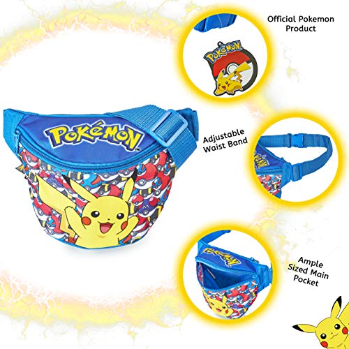 Pokémon Heuptas, buiktas voor jongens, kinderen, heuptas met Pikachu-motief, lichte heuptas en portemonnee voor sport… - Image 4