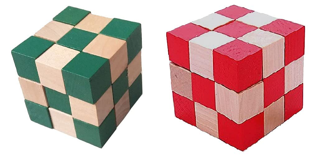 Antlantic Wood Store Wooden Toys Snake Cube Toys Combo Pack Increase Brain Power Game Dice Mix Puzzle for Kids Color - Multi Color (Pack of 2) (B09WHH2TXQ) Amazon Price History, Amazon Price Tracker