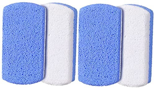 足用ガラス軽石カルスリムーバー。使いやすく、持ち運びが簡単。4個(ブルー)