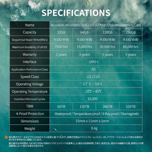 TCELL 高耐久 監視カメラ用 512GB microSDXC メモリカード の商品画像 7