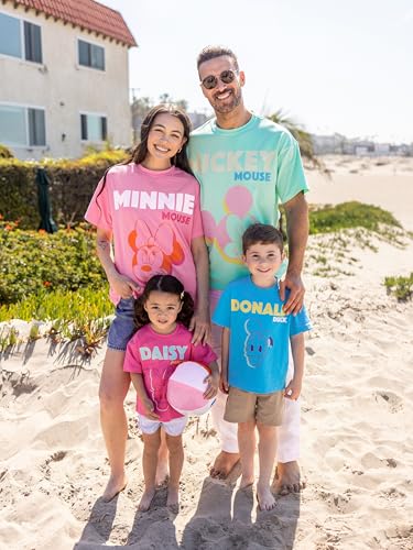 Image of Disney Mickey and Friends Family Matching Classic T-Shirt Personalized Family Outfit