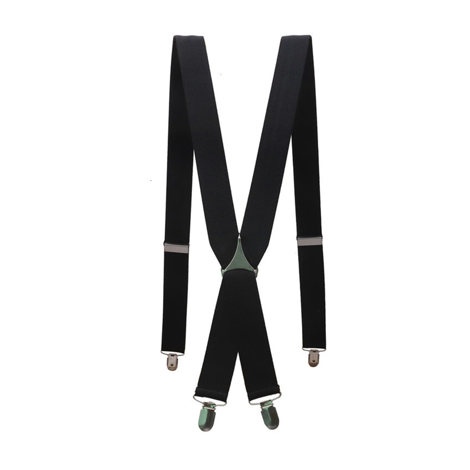 Tirantes for Adultos Unisex de Color Liso, Tirantes elásticos Ajustables de 3,5 cm de Ancho, 4 Clips en la Espalda for Mujer, Tirantes for Pantalones