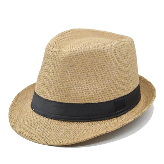 Designer Fedora Hat for Men- Beige