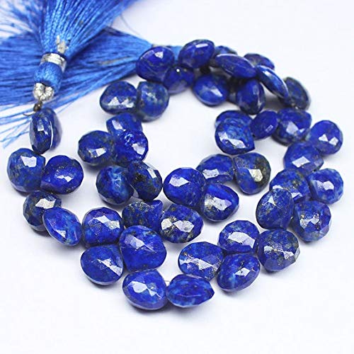 Lapis-lazuli facetté en fil de 9 pouces pour éliminer les pierres ternes en bijouterie