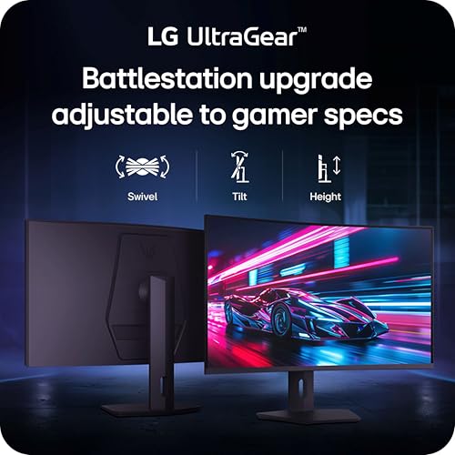 Image of LG 32G600A-B 32-inch Ultragear QHD 1000R Curved Gaming Monitor (2560 x 1440), 180Hz, 1ms, AMD FreeSync, HDR10, HDMI x2 & DisplayPort, Tilt /Height /Swivel Adjustable Stand, Black