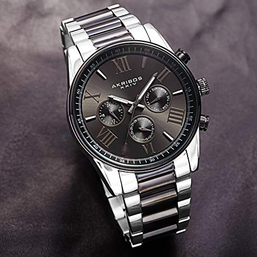 Image of Akribos XXIV Analog Gold Dial Men's Watch - AK736YG