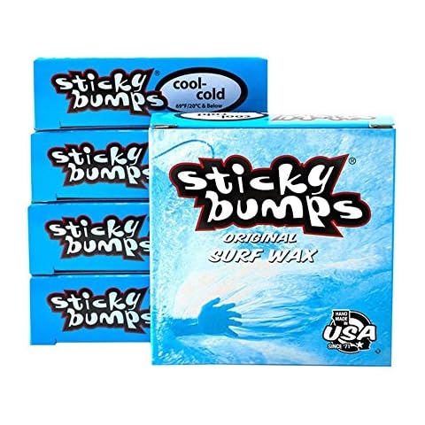 Sticky Bumps Cool/Cold Water Surfboard Wax 5 Pack Cover