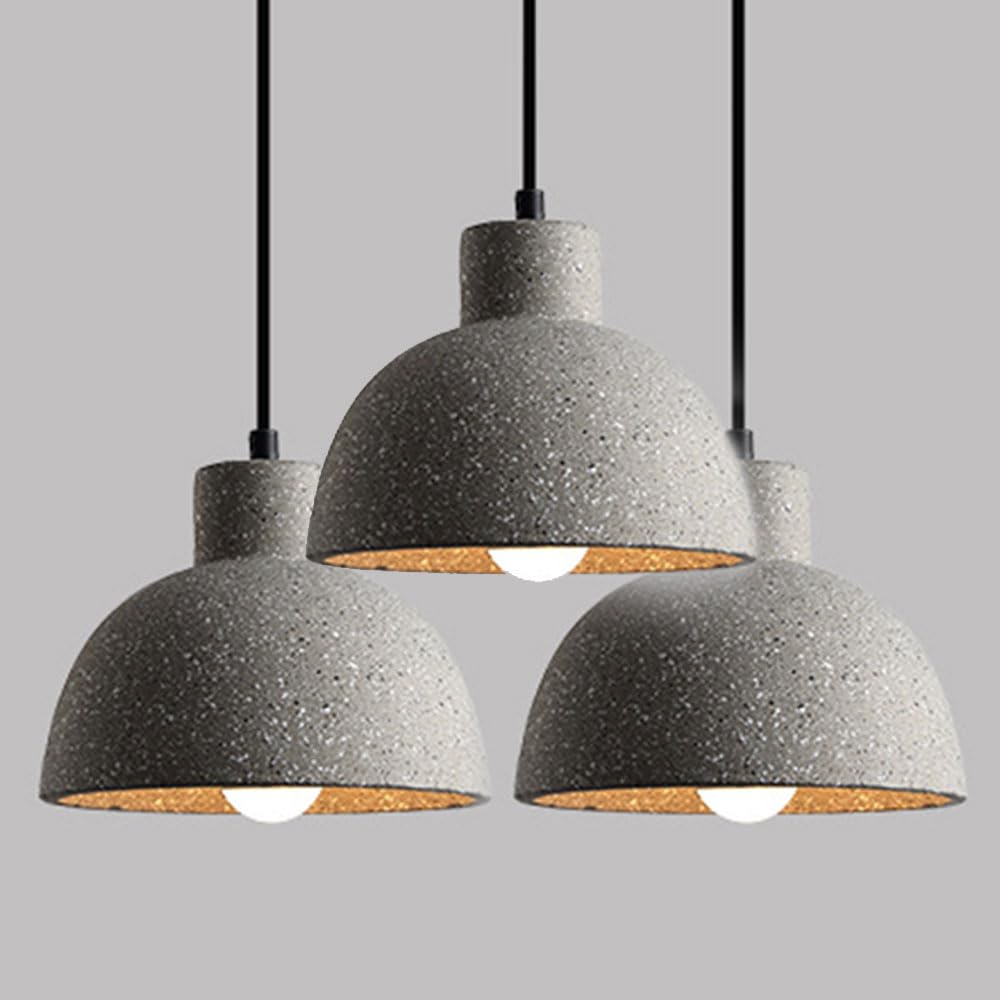 Lampe suspendue réglable en ciment pour éclairer les zones sombres