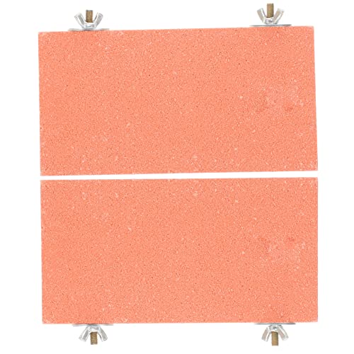 BESPORTBLE 2Pcs Rectangular Bird Platforms for Parrots Wooden Stands for Birds for Cages for Parakeets and Cockatoos