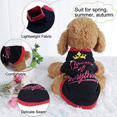 Camiseta para perro de algodón uxcell talla L miniatura 3