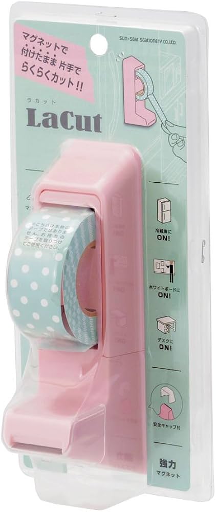 Amazon | サンスター文具 マグネット付き テープカッター ラカット
