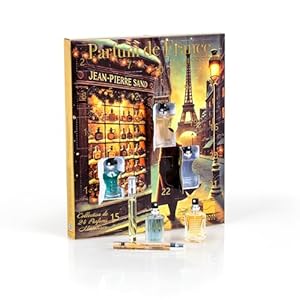 Jean-Pierre Sand - Parfum de France für Herren - 24 teiliger Parfüm Adventskalender - Beauty Geschenk Weihnachten 2025 (Herren)