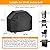 Grill Cover, 65 inches BBQ Gas Grill Cover, Waterproof,Anti-UV Material with Hook-and-Loop & Adjustable Hem Drawstring for Weber Char-Broil Monument, Brinkmann Dyna-glo Nexgrill Megamaster MASTERCOOK