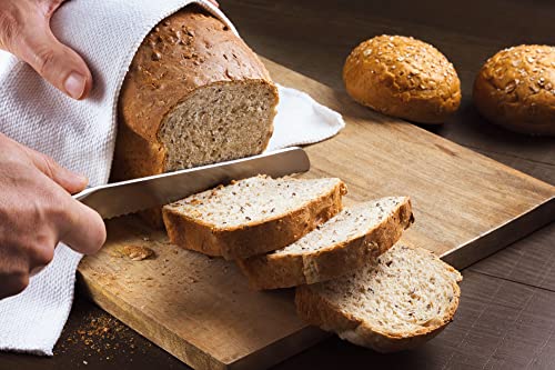 Moulinex OW6101 Home Bread Baguette Brotbackautomat | für bis zu 1,5 kg Brot | 16 Programme | hausgemachtes Brot | antihaftbeschichtete Brotform | inkl. Baguettebleche und Rezeptheft | Weiß – Bild 6