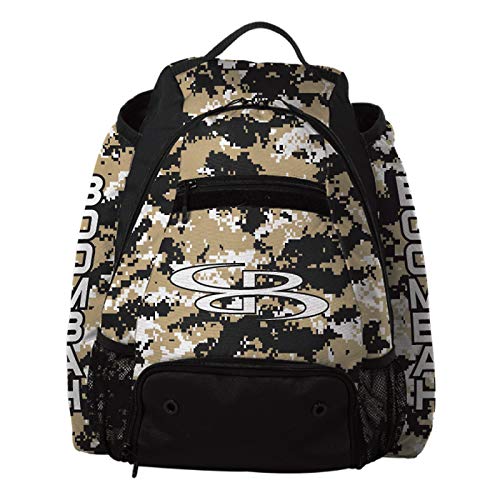 Boombah Prospect Batpack Camo Black/Vegas Gold