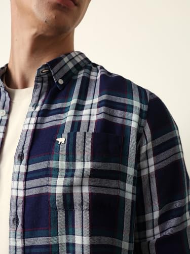 Image of THE BEAR HOUSE Men's Casual Shirt Modern Fit Everyday Wear