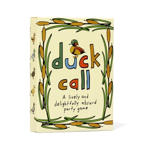 Duck Call - A Lively and Delightfully Absurd 5-Minute Party Game - High Energy Card Game - Duck Gifts - Duck Hunting Gifts - Hilarious Party Game For Adults, Teens & Kids - 3-8 Players And Ages 7+