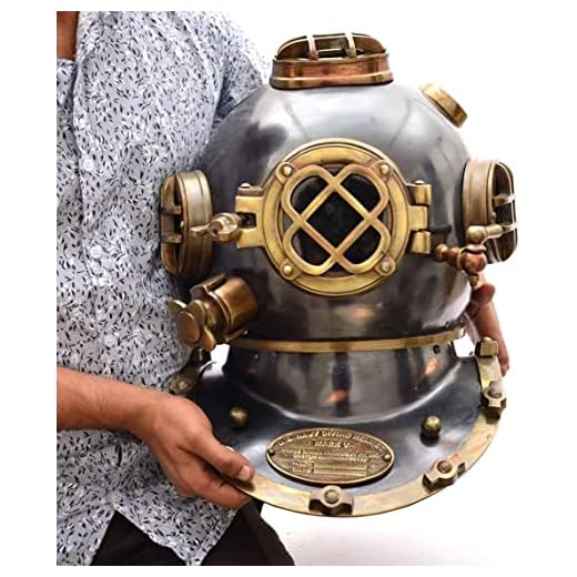 Handmade Nautical Diving Helmet Divers Royal Navy Diving Helmet Black Finish Perfect Nautical Gift for Him ~ Gift Item