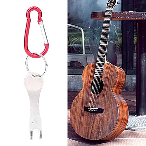 Generic Easy to Use Guitar Tool, Key Ring Easy to Carry Guitar Pin, for Guitar Professionals(Keychain) |