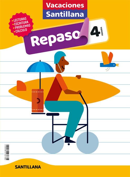 VACACIONES SANTILLANA 4 PRIMARIA ACTIVIDADES DE REPASO PARA EL VERANO (CUADERNOS)