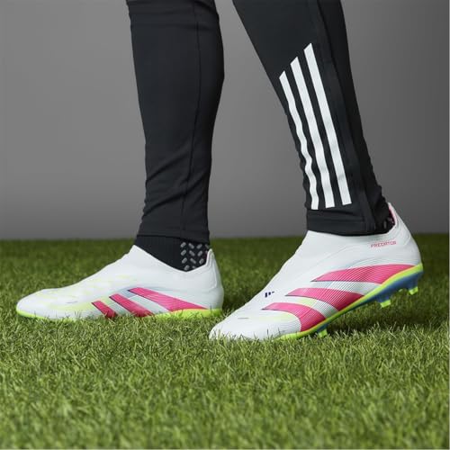adidas Performance Predator League LL FG Celestial Victory Weiß weissrosagelb, 47 1/3 Unisex – Ansicht 2