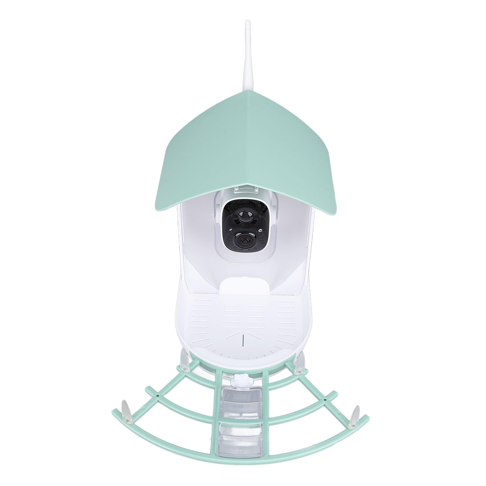 Generic Mangiatoia per Uccelli Ad Energia Solare con Fotocamera 1080P Design Intelligente Wireless per Appassionati di Birdwatching All'aperto Elegante e Funzionale