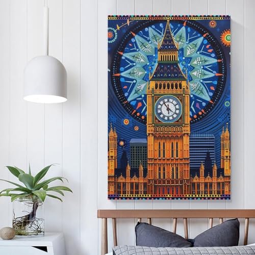 Toile Londres premium impression haute définition grand format 50x75 - 5