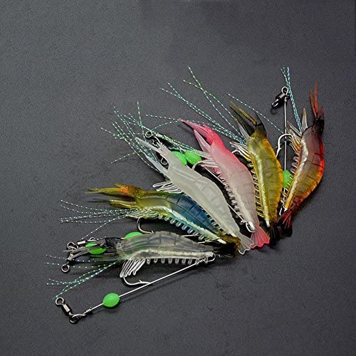 Fishing Live Silicone Rubber Shrimp (1pcs/Random Colour) (B09QGJRCL6) Amazon Price History, Amazon Price Tracker