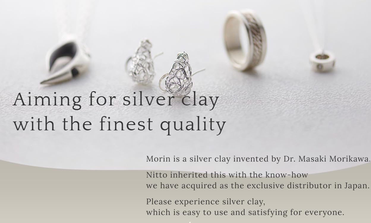 Morin Silver Clay 999 Feinsilber, 5 g, 2 Stück