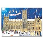 Traditional Advent Calendar - Alison Gardiner Cathedral Design - Paper Christmas Countdown Calendar - Large A3 29.7x42cm