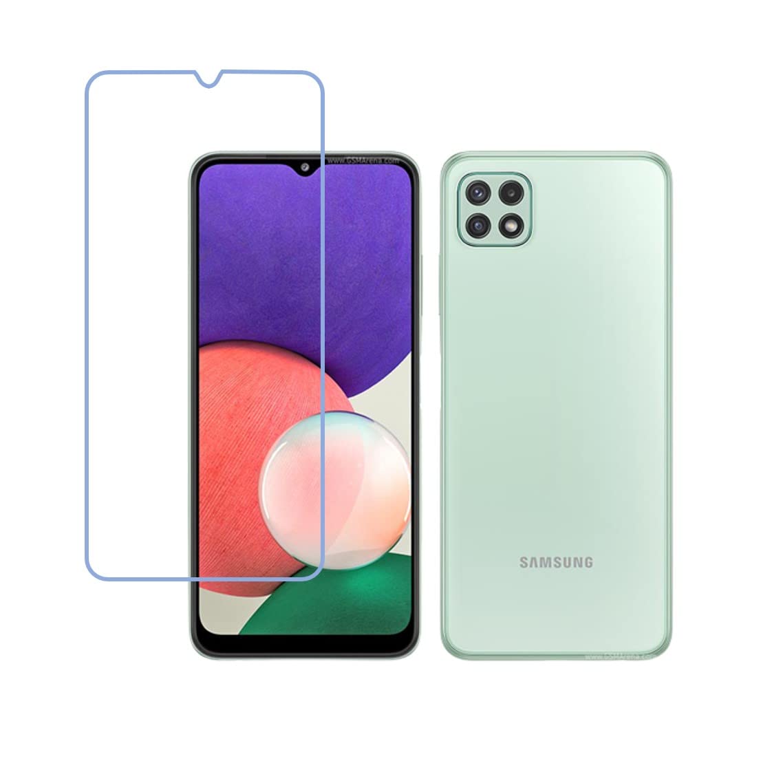 DVTECH� 9H Flexible Unbreakable Scratch resistance Screen Guard For Samsung Galaxy A22 5G (Not a Tempered glass) (B0BCKKM2SQ) Amazon Price History, Amazon Price Tracker