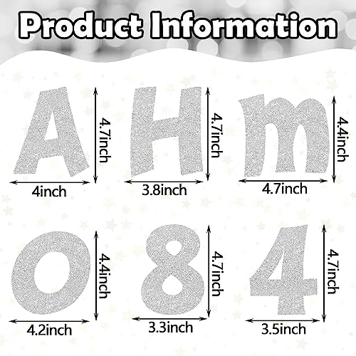 Colarr 216 Pcs Glitter Bulletin Board Letters For