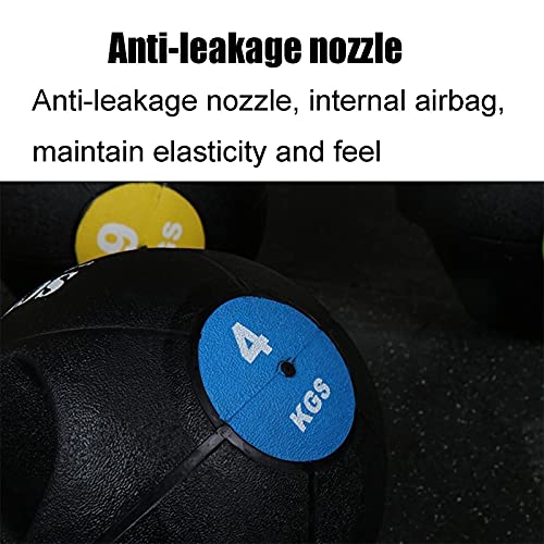 Médecine Balls HUA Ballon De Musculation 10kg, Balle Médicinale en Caoutchouc Élastique, Balle D'équilibre par Gravité, Ballon De Fitness d'exercice Physique, pour La Salle De Gym À Domicile – Image 6