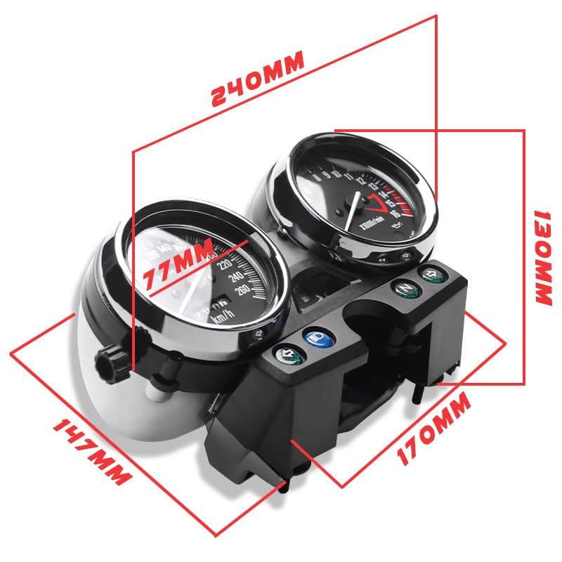 Amazon.co.jp: オートバイ用スピードメーター オートバイスピード