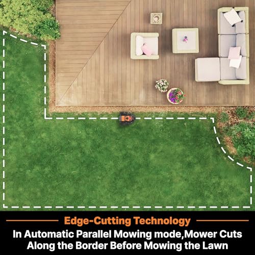 Image of LawnMaster OcuMow VBRM601YCM AD Robot Mower with Parallel Cutting
