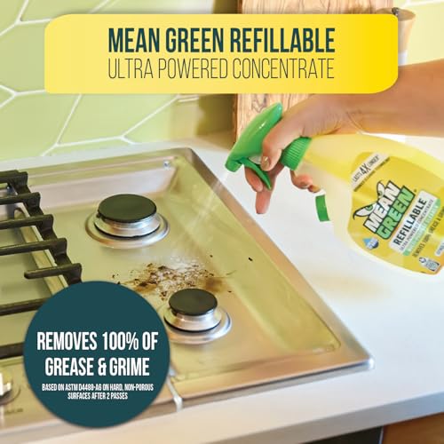 Mean Green Refillable Ultra Powered CONCENTRATE Multi Purpose Cleaner, Citrus & Green Tea, 14.3 fl oz - Image 5