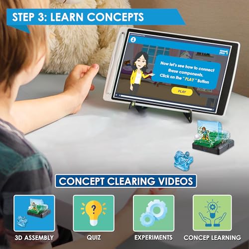 Image of Nerf Soccer Fever DIY Kit | Build, Learn & Play | STEM Toy for Kids Age 8+ | Motor Learning Kit with AR Experience | Fun Soccer Game