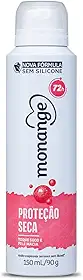 Monange Desodorante Aerossol Antitranspirante Feminino Proteção Seca 150Ml