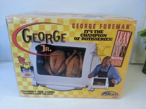 George Foreman Lean Mean Fat Roasting Machine/Indoor Grill - Champion of Rotisseries GR82