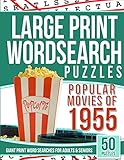 Large Print Wordsearches Puzzles Popular Movies of 1955: Giant Print Word Searches for Adults & Seniors