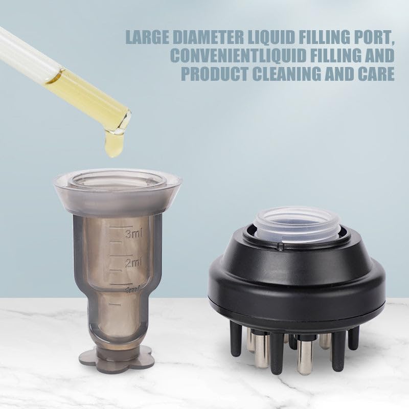 Miniatura 5 de Mini masajeador de cuero cabelludo, peine aplicador de masajeador de cuero cabelludo, aplicador de aceite para el cabello, botella aplicadora de